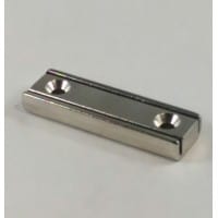 NCH-250 Neodymium Channel Magnet with countersunk mount holes
